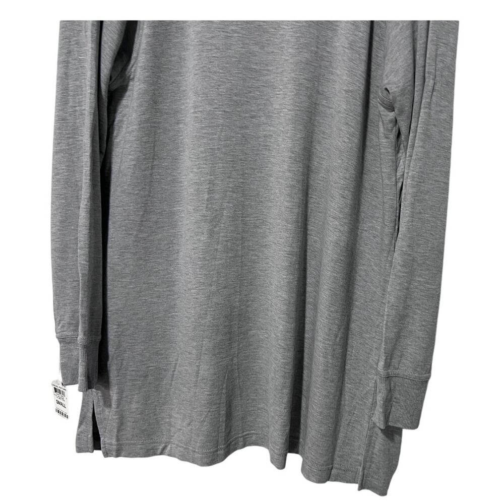 ALFANI WOMENS SMALL CASUAL LOUNGE SHRUG CARDIGAN WRAP POCKETS HEATHER GRAY NEW - Picture 8 of 12